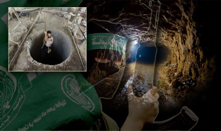 Gazze tünelleri görüntülendi: Yüzlerce kilometre uzunluğunda, 80 metre derinliğinde