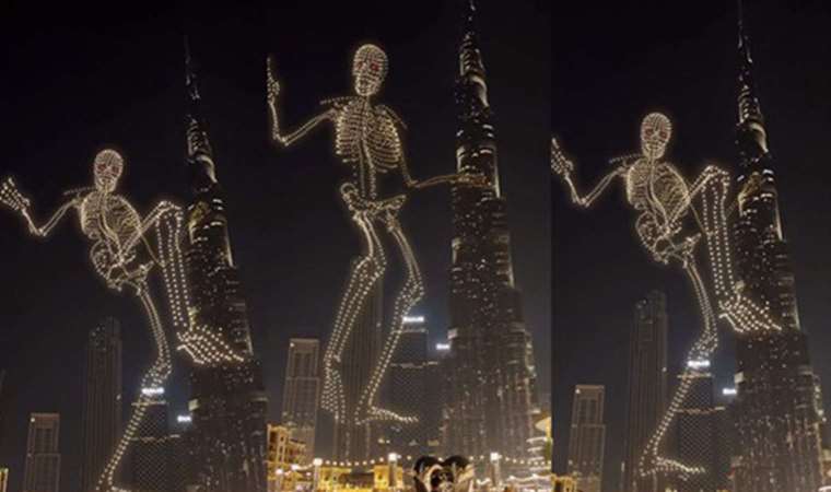 Sahte mi, yoksa gerçek mi? Gökyüzündeki ‘dev iskelet’ gündem oldu