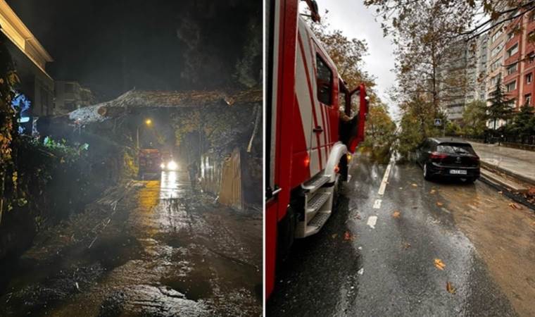 İstanbul’da fırtına: 2 bin 921 ihbara müdahale edildi!