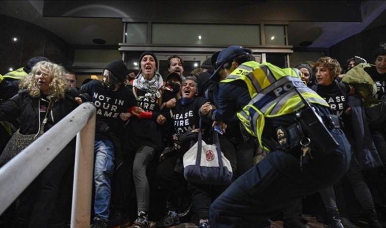 ABD polisinden ‘Gazze’ gösterisine sert müdahale