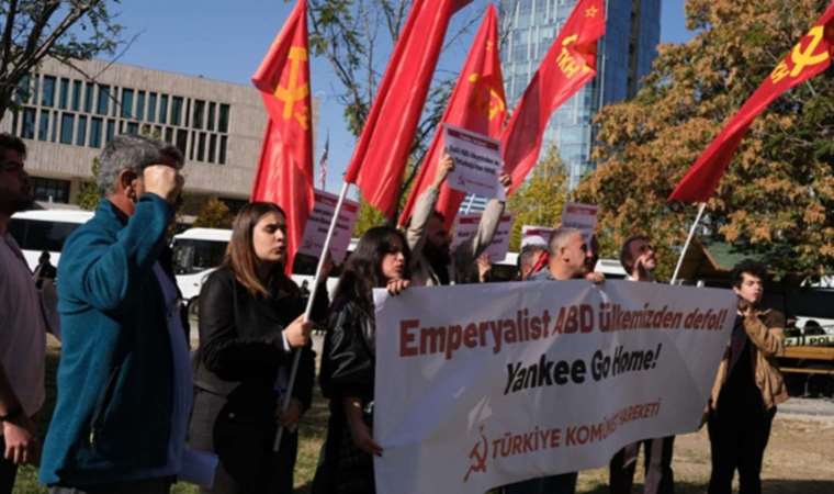 TKH’den ABD Büyükelçiliği önünde ‘Blinken’ protestosu
