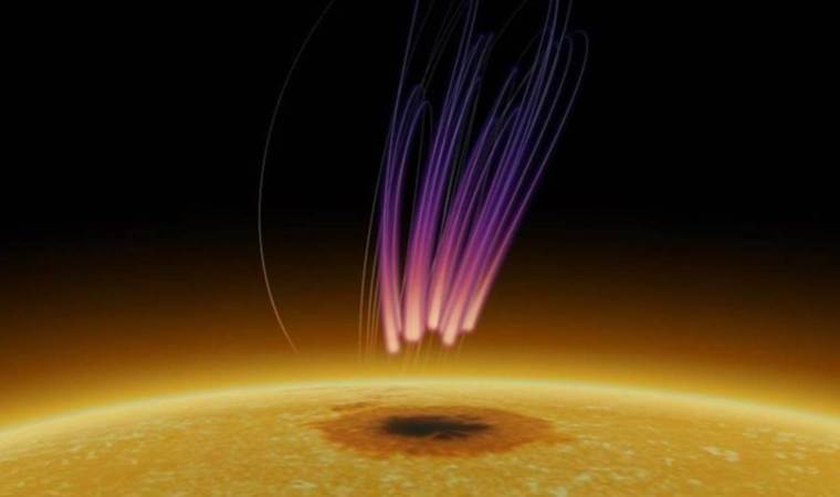 Güneş’te ilk kez kutup ışıkları görüldü