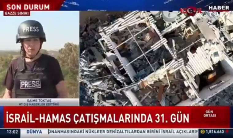 ‘7 Ekim’de yaşanan, terörist bir eylemdi’ dedi: Habertürk muhabirini sahadan çekti!