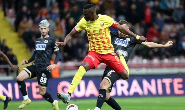 Kayserispor, 3 puanı tek golle aldı