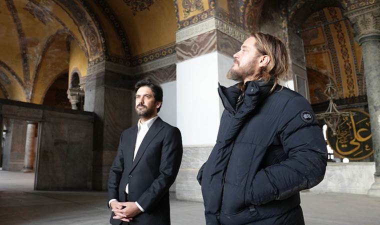 ‘Vikings’ dizisinin ‘Ragnar’ı Travis Fimmel, Ayasofya’da