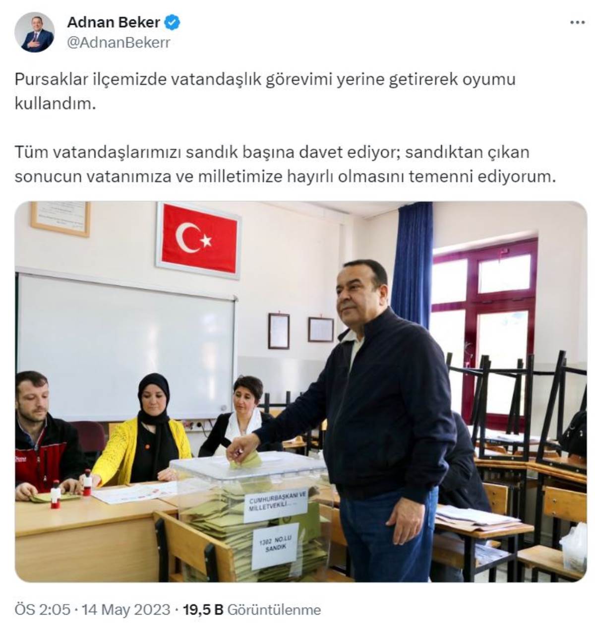 İYİ Parti’den istifa eden Adnan Beker’den çok konuşulacak itiraf: Oyumu Erdoğan’a verdim