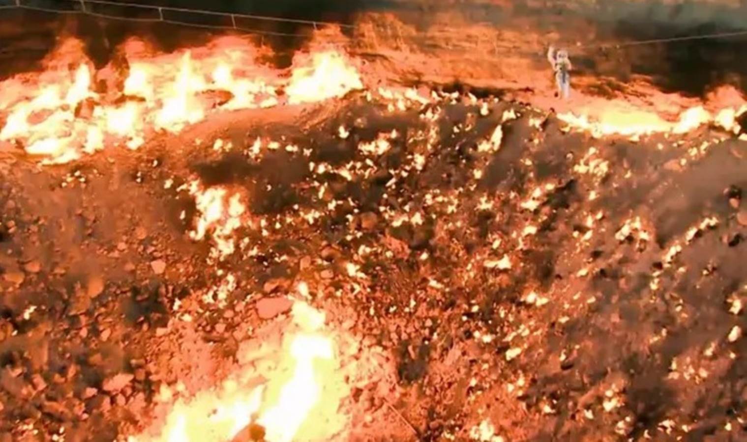 'Cehennemin Kapısı'ndan girdi, yaşadıklarını anlattı