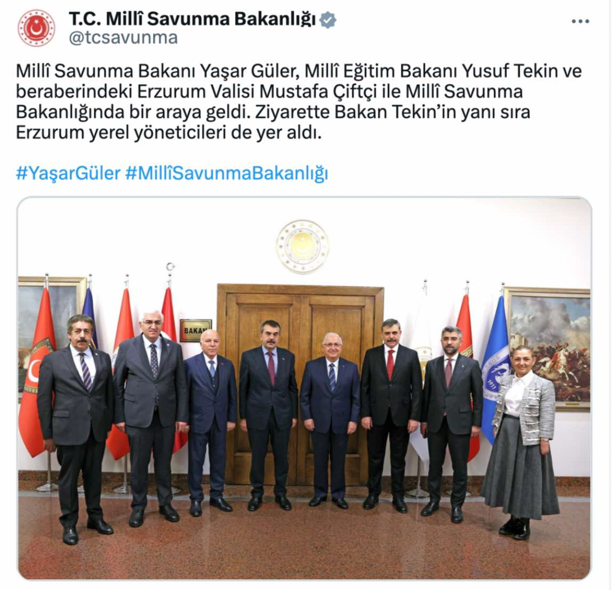 'Tuzla Piyade Okulu'nda tarikat söylentileri ve soruşturma sürerken dikkat çeken paylaşım... Tarikatçı Bakan ile Milli Savunma Bakanı aynı karede!