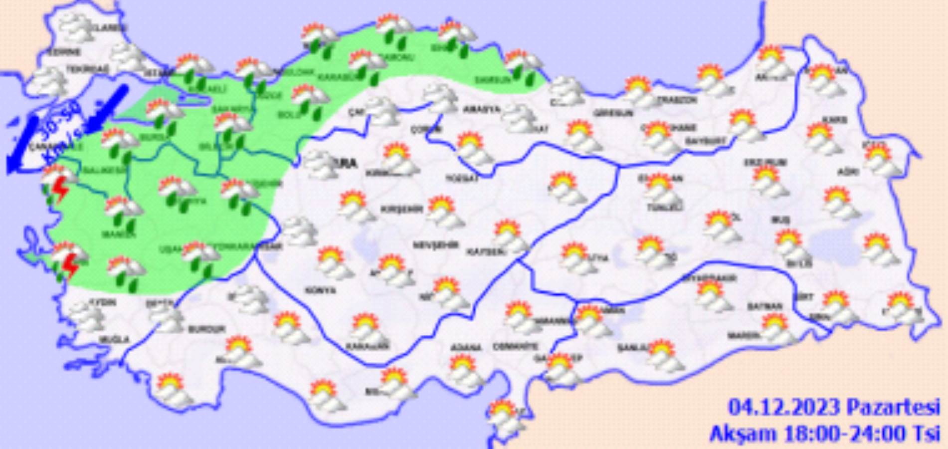 Meteoroloji açıkladı: 4 Aralık 2023 hava durumu raporu... Bugün hava nasıl olacak? Kar yağışı bekleniyor mu?