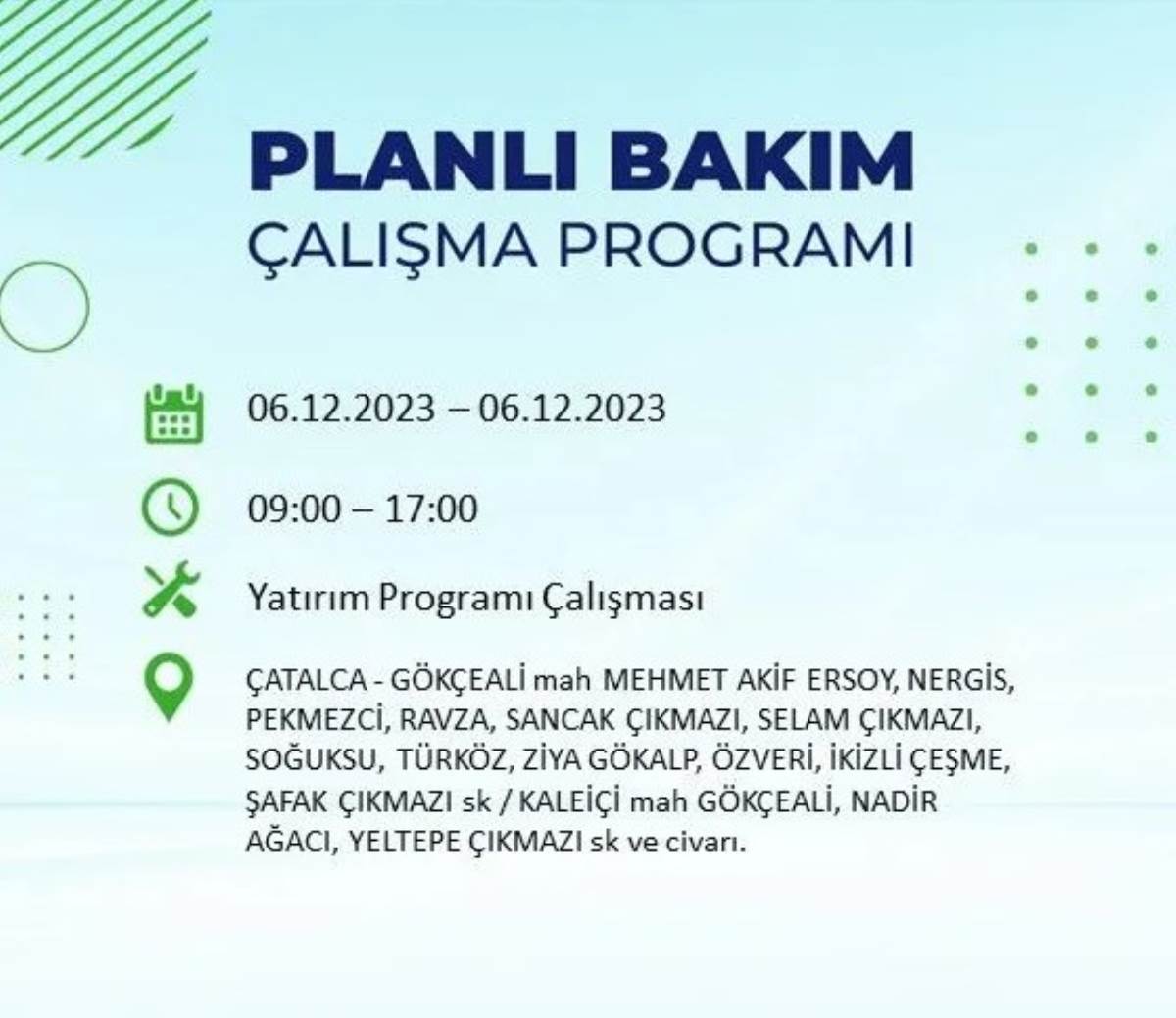 BEDAŞ duyurdu... İşte İstanbul'da bugün elektrik kesintisi yaşanacak ilçeler!