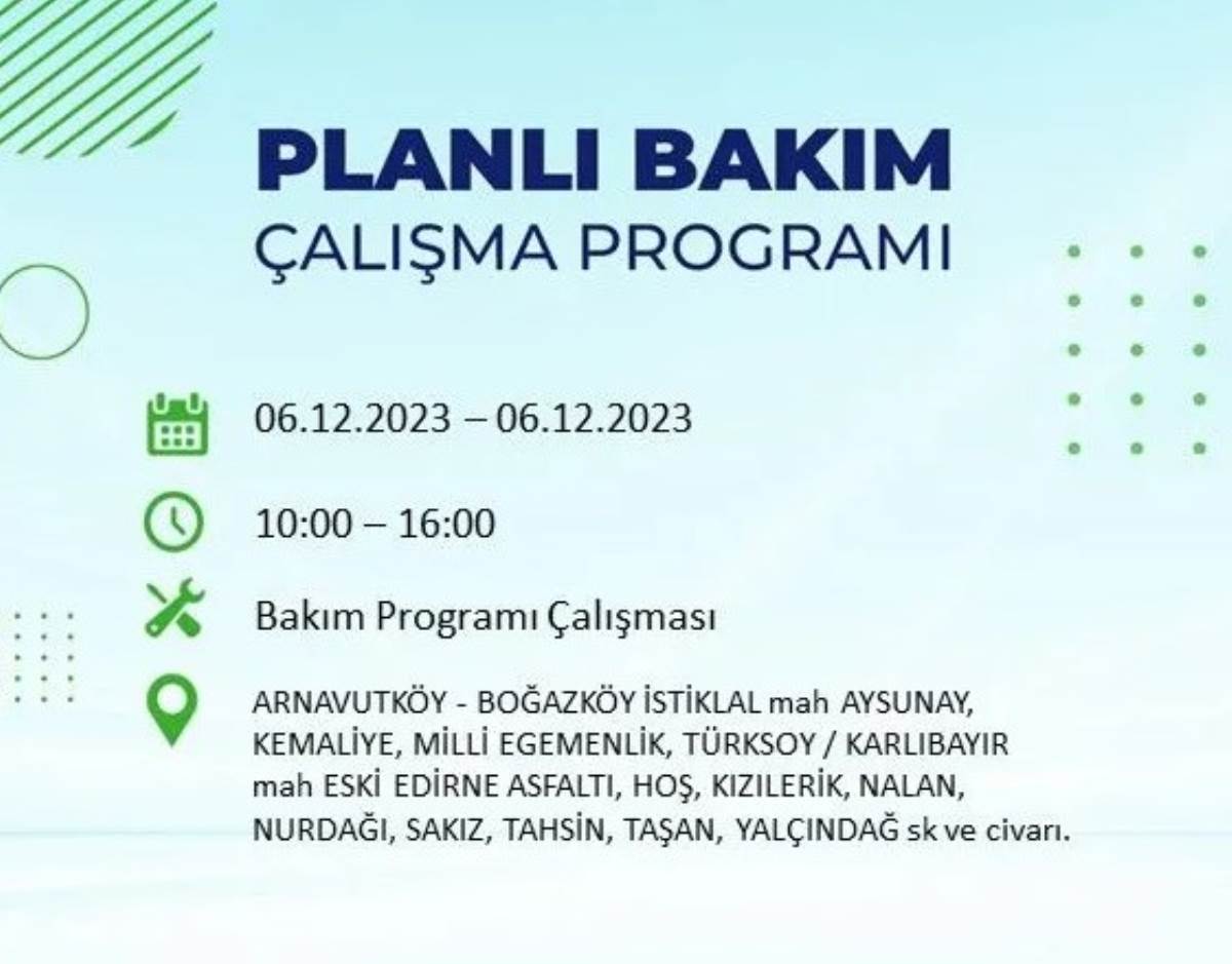 BEDAŞ duyurdu... İşte İstanbul'da bugün elektrik kesintisi yaşanacak ilçeler!