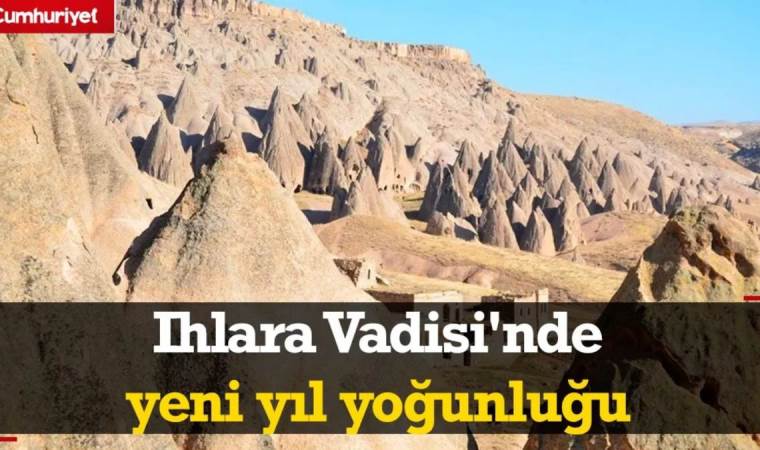 Kapadokya'nın gözdesi Ihlara Vadisi'nde yeni yıl yoğunluğu