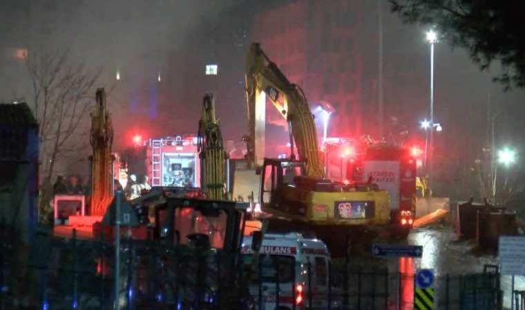 Kartal’da İBB’nin malzeme ikmal deposunda yangın