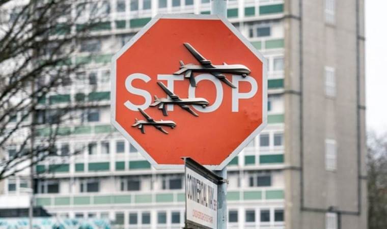 Ünlü grafficiye hırsızlık şoku: Banksy’nin eseri çalındı