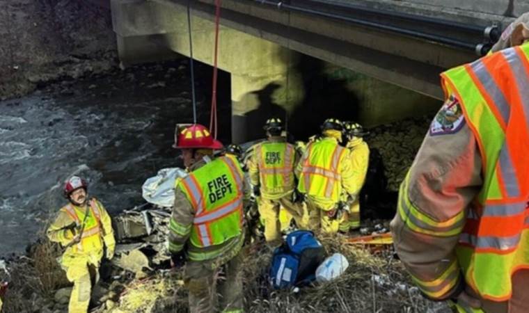 Kaza yapan şoförü 6 gün sonra balıkçılar buldu