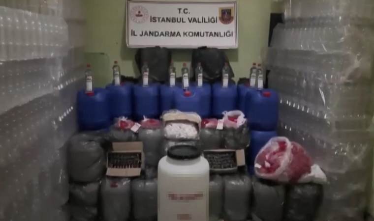 İstanbul’da jandarmadan yılbaşı öncesi ‘sahte içki’ operasyonu