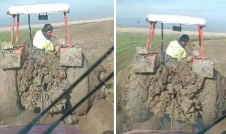 Çiftçilerin zorlu mesaisi… Malazgirt’te tüm engellere rağmen hasat devam ediyor