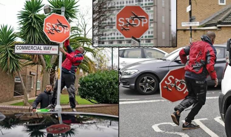 Banksy’nin eserini çalmışlardı: Tutuklandılar