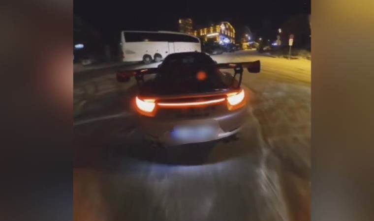 Uludağ’da drift atan 4 sürücüye 81 bin 368 TL ceza