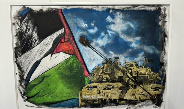 İnsan hakları ihlallerine dikkat çekmeyi amaçlayan 4 Saat Ara karma sergisi açıldı