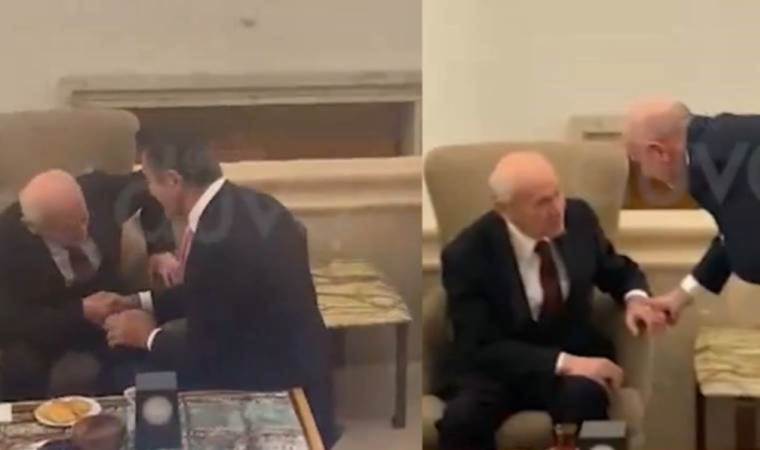 Sarıgül ile Bahçeli arasında samimi selamlaşma!
