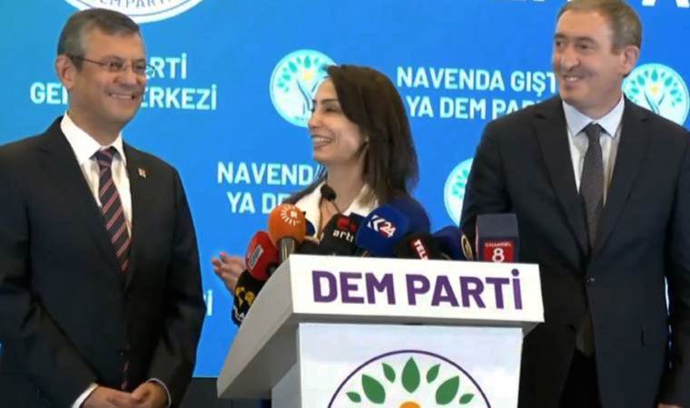 DEM Eş Genel Başkanı Hatimoğulları’ndan Özel’e: CHP’nin Eş Başkanı diyesim geldi