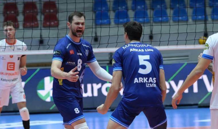 Arkas Spor, çeyrek final ilk maçında CEZ Karlovarskyo’yu devirdi!