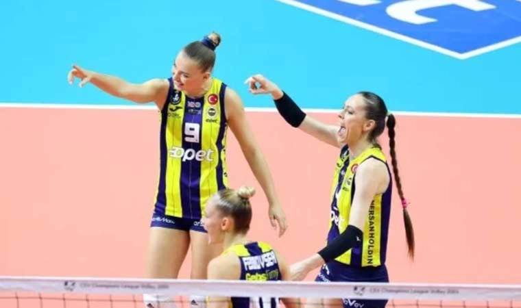 Fenerbahçe Şampiyonlar Ligi’nde set vermeden kazandı