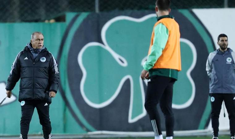 Fatih Terim, Panathinaikos’un başında ilk antrenmanına çıktı