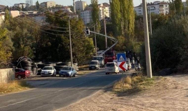 Kırşehir’de elektrik akımına kapılan kamyon sürücüsü öldü