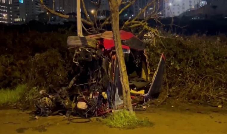 Takla atan otomobil hurdaya döndü: Yaralılar var!