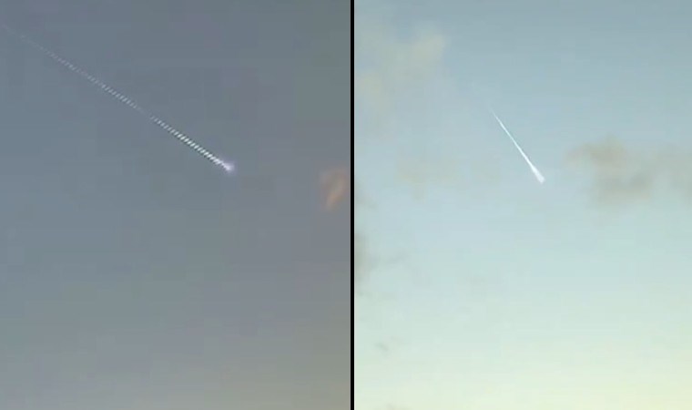 Kameralar kaydetti: Japonya’da gök taşı görüldü