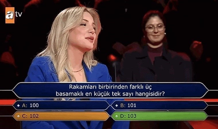 Kim Milyoner Olmak İster’de matematik sorusu yanlış çıktı