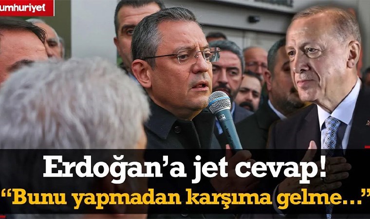 CHP lideri Özgür Özel’den Erdoğan’a jet cevap: Sakın karşıma gelme, seninle muhatap olmuyorum!