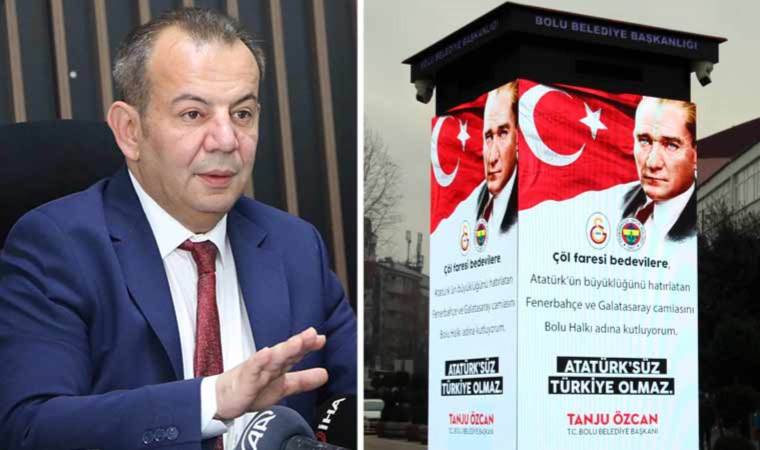 Tanju Özcan’ın ‘Çöl faresi bedevilere’ yazılı görsellerine soruşturma