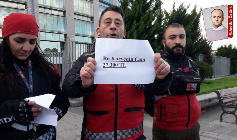 Motokuryelerden adliye önünde eylem: ‘Artık ölmek istemiyoruz’