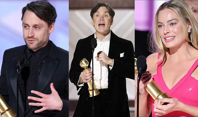 Altın Küre Ödülleri sahiplerini buldu: Oppenheimer ve Succession törene damga vurdu!