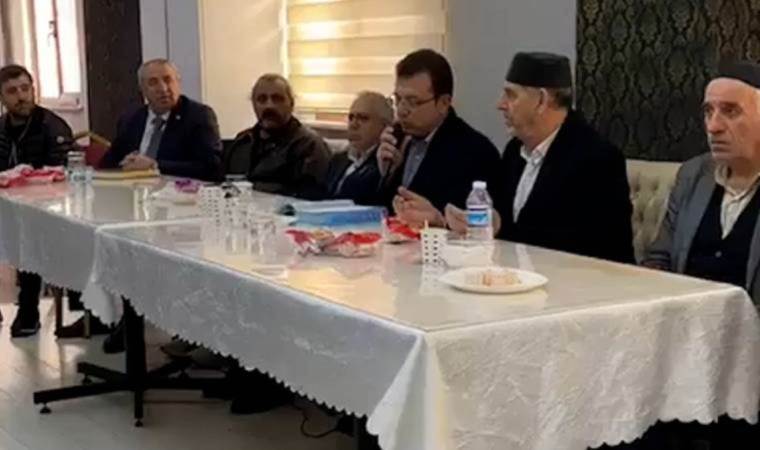 Ekrem İmamoğlu taziye evinde Kur’an-ı Kerim okudu