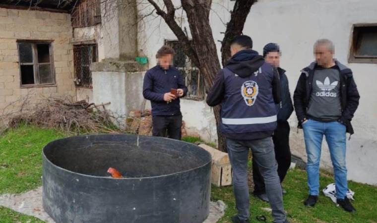 Kütahya’da ‘horoz dövüşü’ne polis baskını!