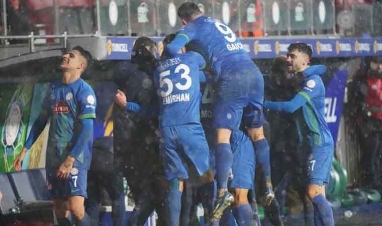 Rizespor, sahasında kazandı!