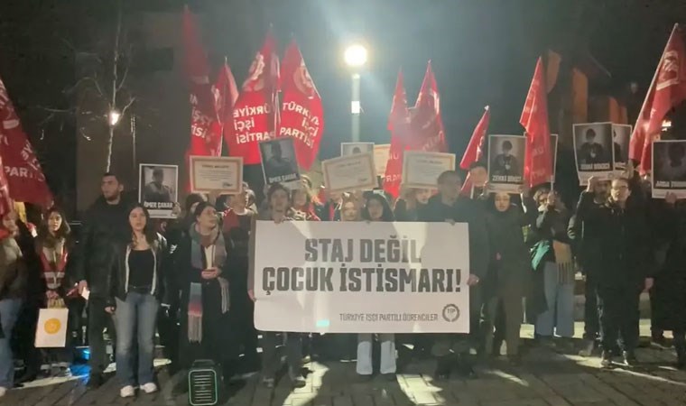 ‘TİP’li Öğrenciler’ hayatını kaybeden stajyer öğrenci Arda Tonbul için buluştu: Yusuf Tekin’e utanç belgesi