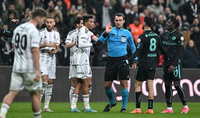 Beşiktaş’tan hakem tepkisi: ‘Maçtan kareler’