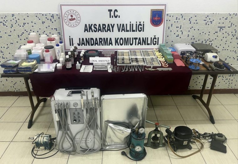 Evi diş kliniğe çevirdi... Sahte doktor yakalandı