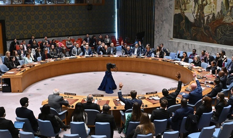 ABD, Gazze’de Gazze’de acil insani ateşkes talep eden BMGK karar tasarısını veto etti