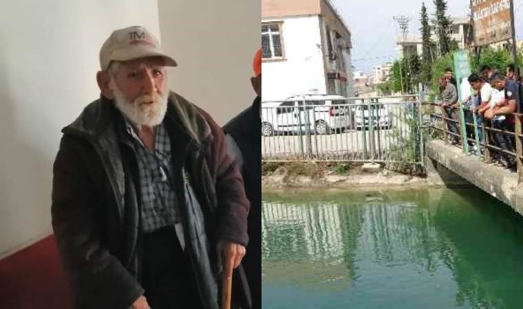 Acı ölüm… Kanala düşen yaşlı adam kurtarılamadı!