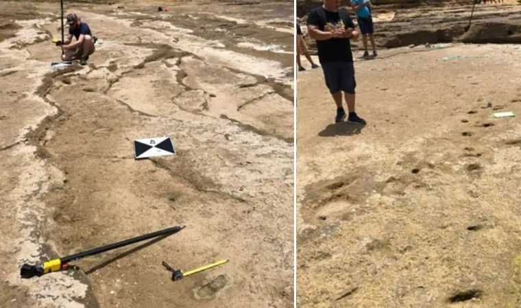 90 bin yıllık ‘ayak izleri’ keşfedildi! ‘Birinin boyu 1,89…’