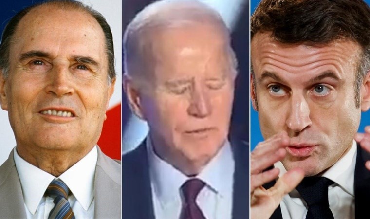 Biden’dan bir yeni gaf daha: Macron’u, Mitterrand ile karıştırdı