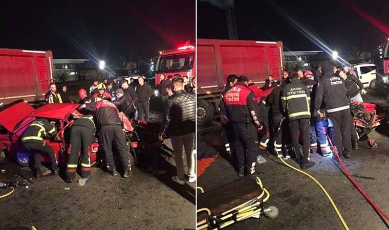 Aydın’da 3 aracın karıştığı kaza: Ölü ve yaralılar var!