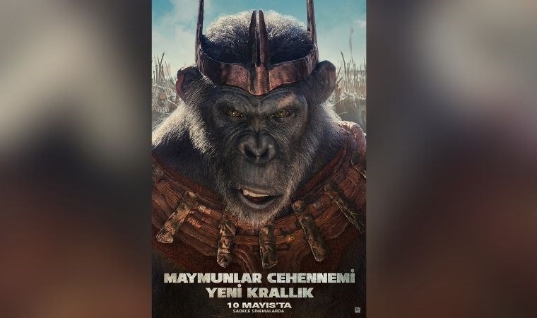 Epik serinin son filmi Maymunlar Cehennemi: Yeni Krallık’tan yeni fragman