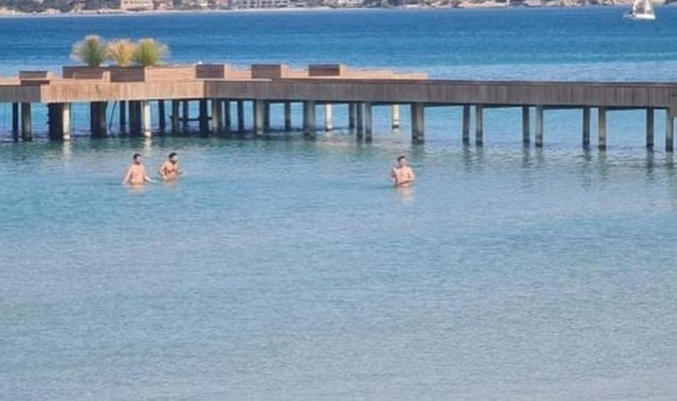 Çeşme’de Şubat ayında deniz keyfi